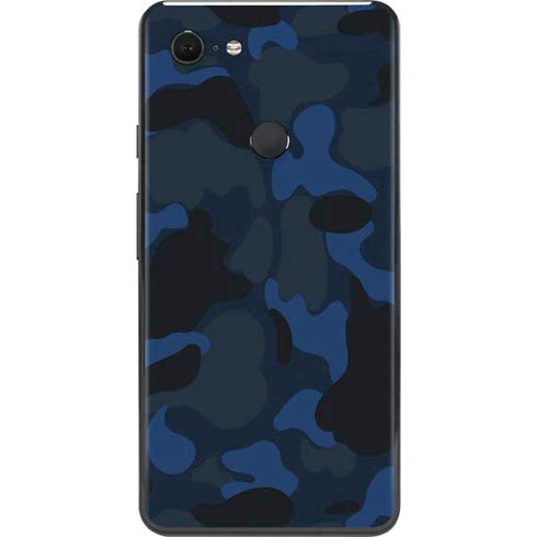 Blue Street Camo Google Pixel 3 XL Skin